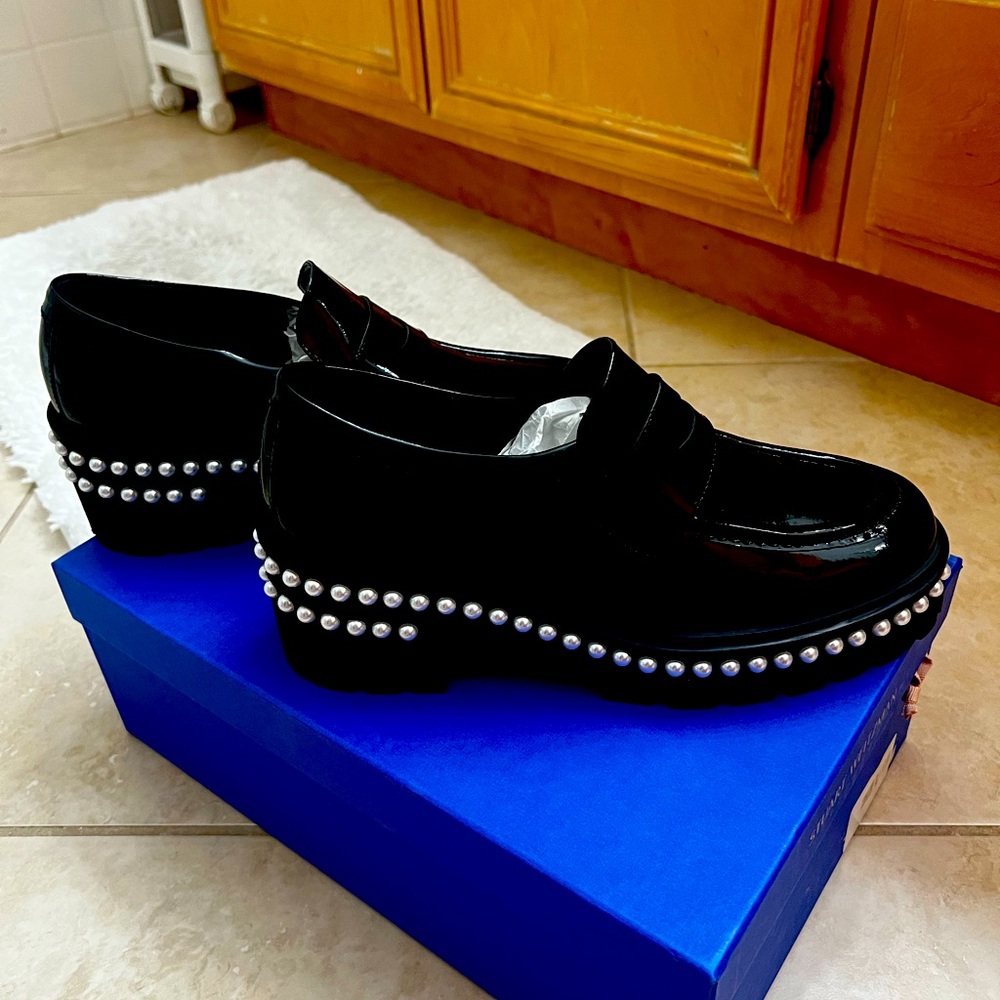 Stuart Weitzman SoHo Pearl Loafers